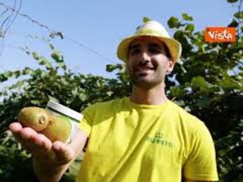 Al villaggio Coldiretti di Venezia gli agricosmetici di kiwi, un'idea contro lo spreco