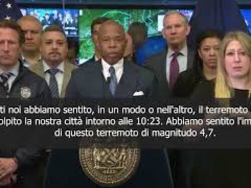 Terremoto a New York, il sindaco: Epicentro a Lebanon, in New Jersey