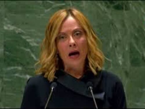 Meloni all'Onu: "Guerra globale ai trafficanti di esseri umani"