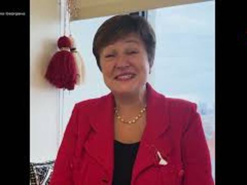 Gli auguri per la festa bulgara di Baba Marta della direttrice dell'Fmi Kristalina Georgieva