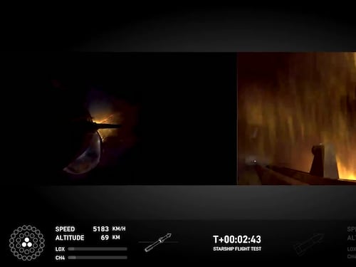 Il booster super pesante di Starship si stacca dalla navicella