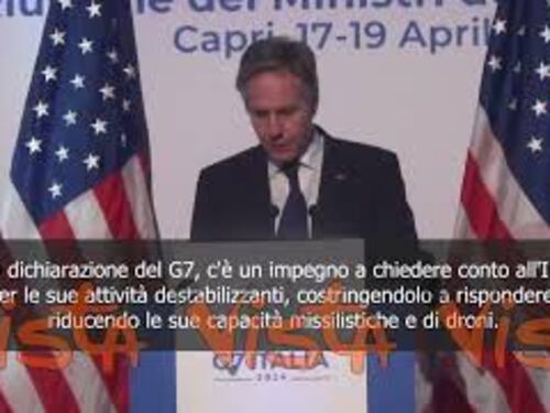 Blinken: Impegnati per sicurezza di Israele e per de-escalation