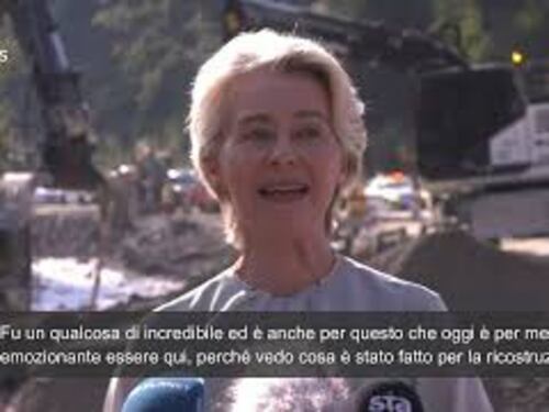 Von Der Leyen visita zone colpite da alluvione in Slovenia del 2023: "Contate su di me"