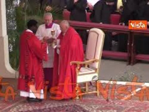 Domenica delle Palme, la messa in piazza San Pietro con Papa Francesco