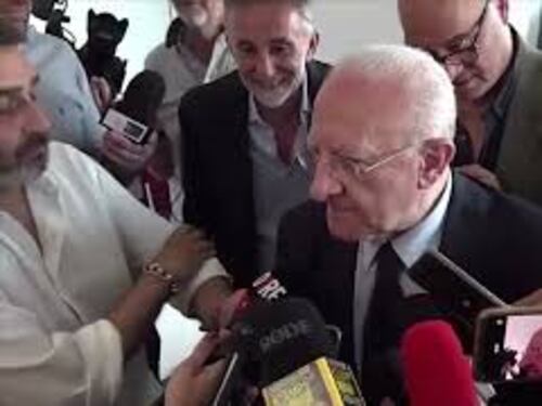 De Luca: "Meloni? Per firma accordo coesione stringo mano anche al diavolo"