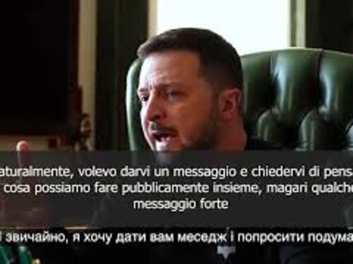Zelensky: Senza l'aiuto del Congresso Usa, l'Ucraina non potrà vincere - SOTTOTITOLI