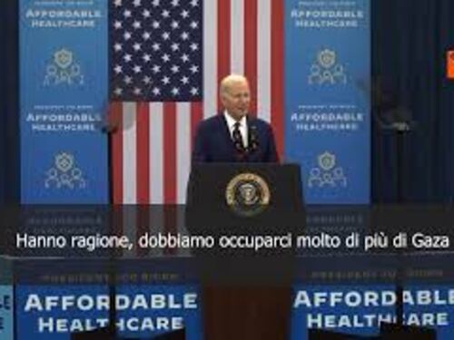 Biden interrotto da sostenitori Palestina: Hanno ragione, occuparci di più di Gaza
