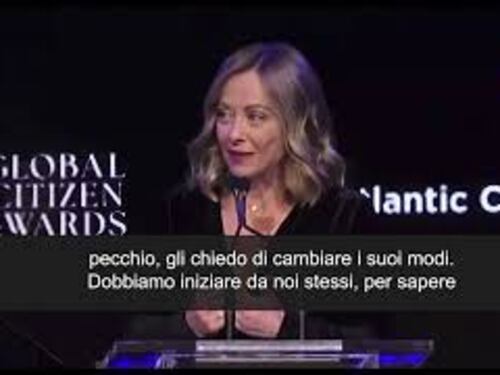 Meloni cita Michael Jackson: Mio primo prof di inglese. Cambiamo partendo da noi stessi
