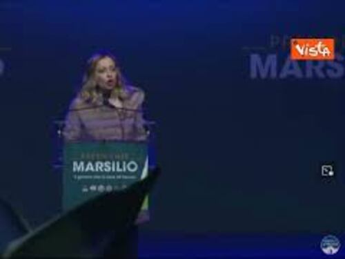 Meloni: "Ero recalcitrante su Marsilio. Ora spero primo Presidente abruzzese rieletto"