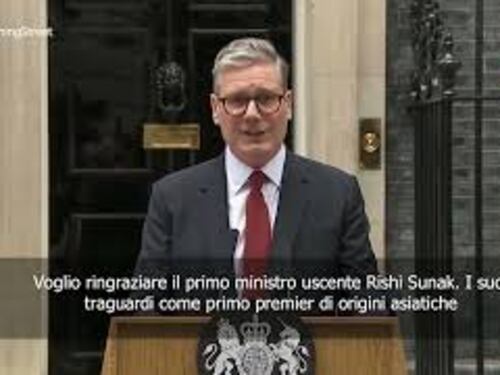 Starmer: “Ringrazio Sunak per il duro lavoro, ma il Paese ha votato per il cambiamento”