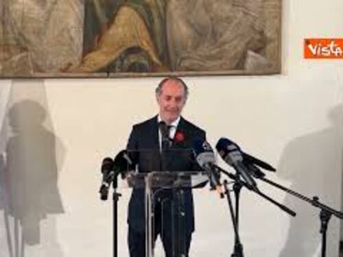 Zaia: Vannacci? Chi è contro l'autonomia è contro la Costituzione