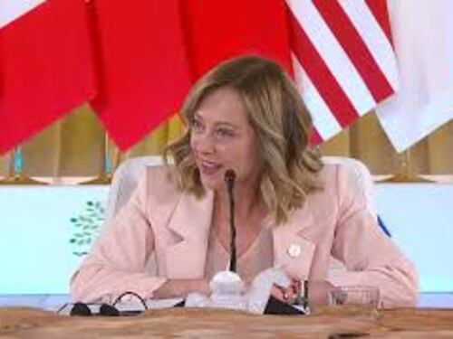 Meloni: "G7 non è una fortezza chiusa"