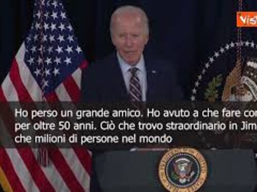 Biden ricorda l'ex Presidente Jimmy Carter: L'America ha perso un leader straordinario