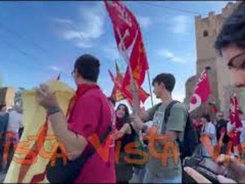 "Palestina e Libano liberi", il corteo a Roma con bandiere e kefiah