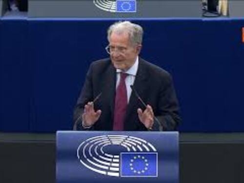 20esimo anniversario allargamento Ue, Prodi al Parlamento europeo: Commosso di essere qui