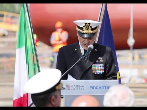 Fincantieri, varata la fregata Fremm "Emilio Bianchi"
