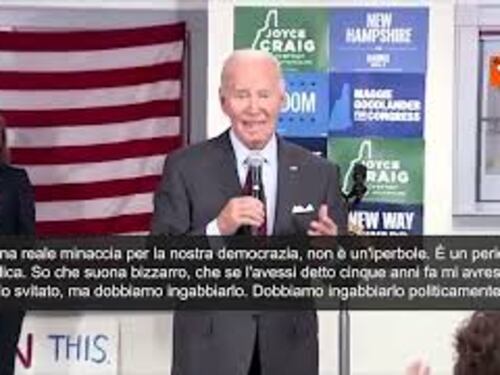 Biden su Trump: "Minaccia democrazia, dobbiamo ingabbiarlo... Politicamente"