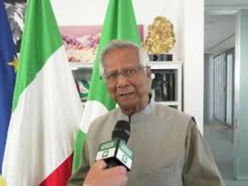 Il premio Nobel Yunus a Milano: "Serve orientare Olimpiadi 2026 al sociale"