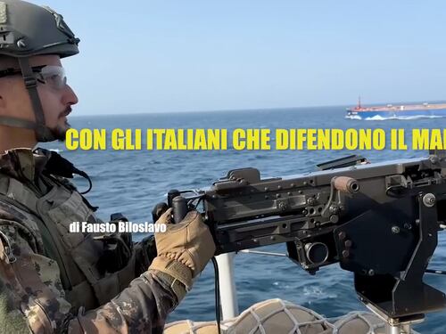 Con gli italiani che difendono il Mar Rosso dagli Houthi