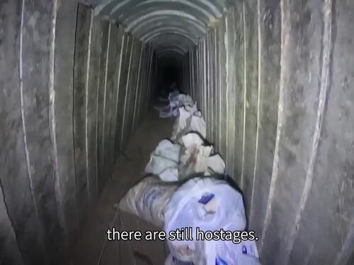 Il tunnel dove erano tenuti i 6 ostaggi assassinati da Hamas