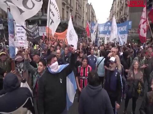 Buenos Aires in rivolta contro le riforme di Milei