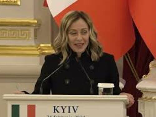 Meloni: Nostro sostegno all'Ucraina si nutre di fatti concreti
