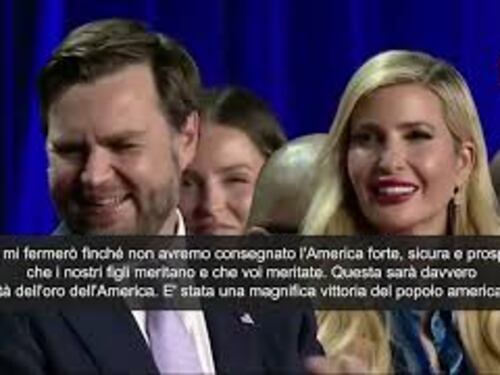Trump: "È una magnifica vittoria del popolo americano, l'America sarà di nuovo grande" - SOTTOTITOLI