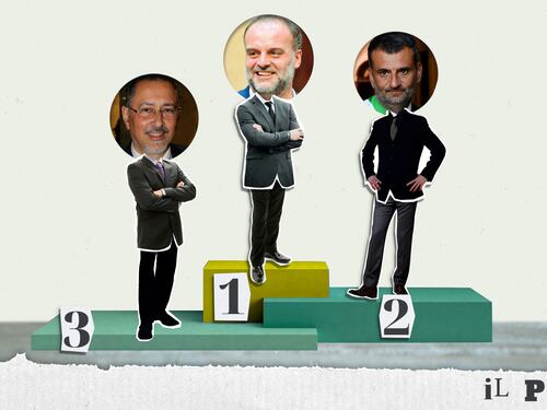 Marcello Pittella, Antonio Decaro e il rettore Geuna: il podio dei peggiori