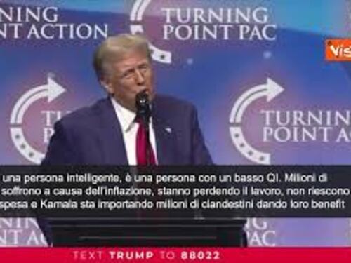 Trump: “Kamala non è intelligente, ha un basso QI” - SOTTOTITOLI