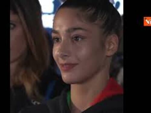 Olimpiadi Parigi, festa per Sofia Raffaeli a CasaItalia per il suo bronzo nella ginnastica ritmica
