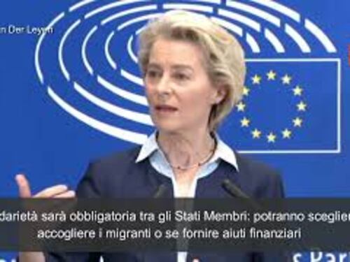 Patto Migrazione, Von Der Leyen: "Solidarietà per non lasciare nessuno Stato solo”