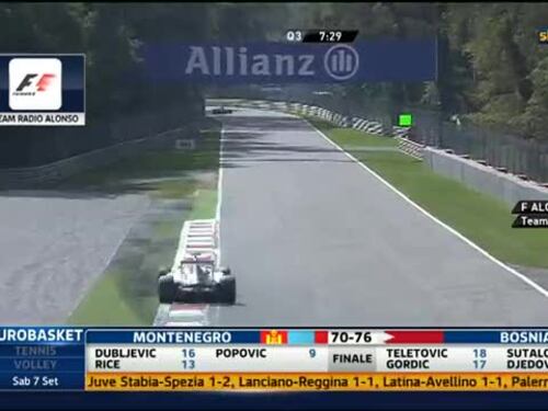 Alonso: "Siete scemi"