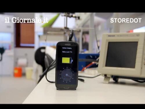 Storedot, la batteria per smartphone che si carica in 30''