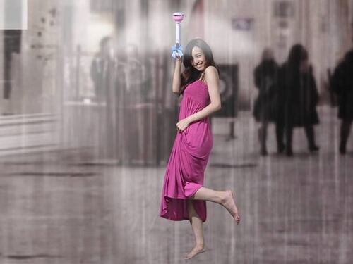 Ecco l'ombrello del futuro