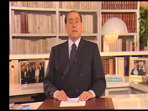 Il videomessaggio di Silvio Berlusconi
