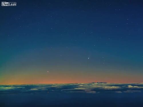 Il video della cometa Ison in timelapse