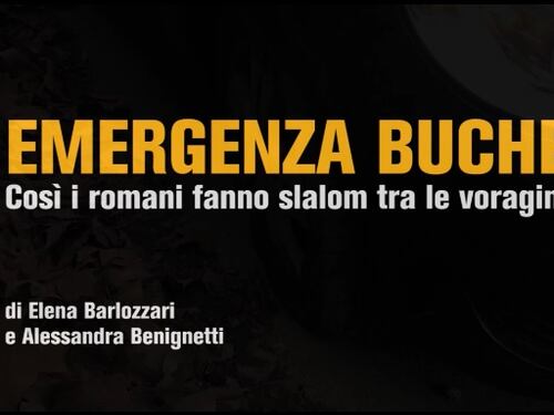 Emergenza buche, i romani fanno lo slalom tra le voragini