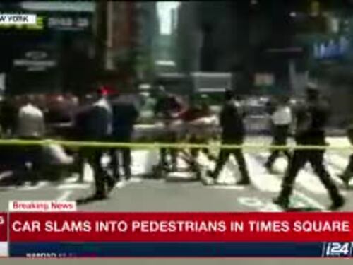 Times Square, i soccorsi dopo l'incidente