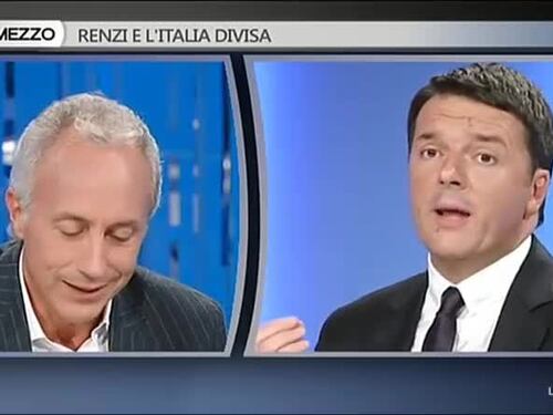 Renzi zittisce Travaglio: "Pensa al Fatto che perde copie..."