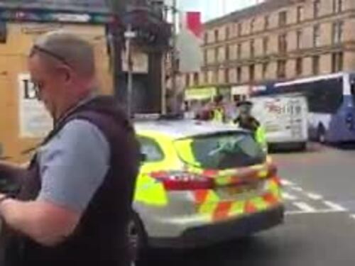 Glasgow, crolla parte di un ristorante italiano