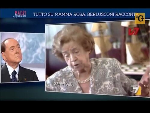 Berlusconi si commuove parlando di Mamma Rosa