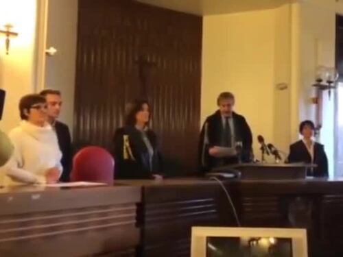 La lettura della sentenza per Penati