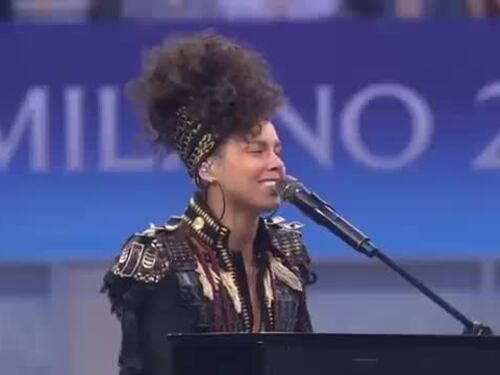 Alicia Keys canta a San Siro