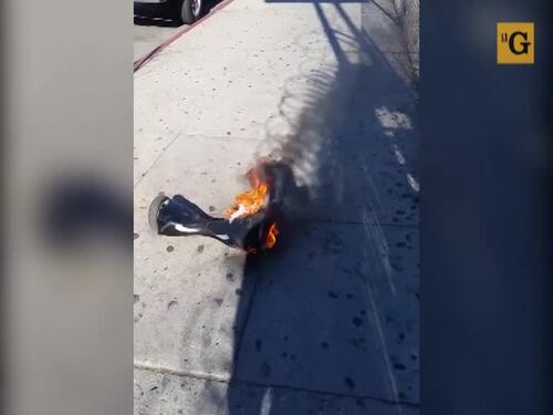 Gli hoverboard prendono fuoco facilmente