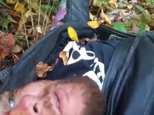 Motociclista fa un incidente e con un video dice addio alla sua famiglia