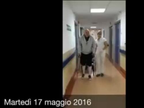 Brosio ai fan: "Sto imparando a camminare"