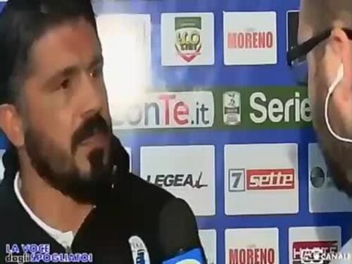 Duro sfogo di Gattuso contro la dirigenza del Pisa