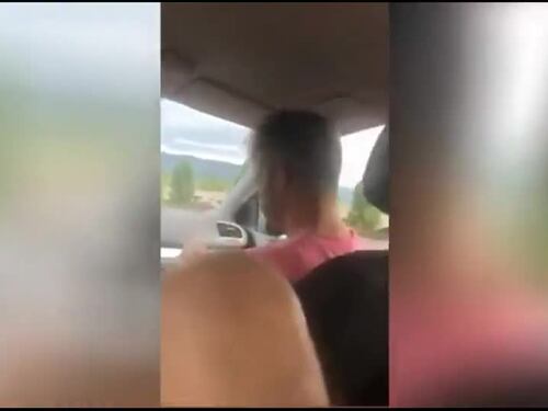Le immagini in auto poco prima del crollo del ponte di Genova