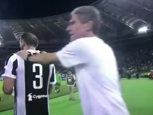 Supercoppa, duro faccia a faccia tra Allegri e Chiellini