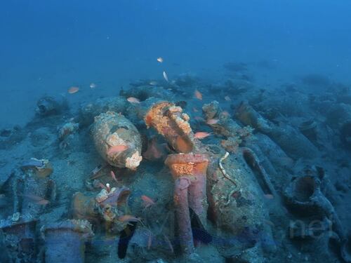 Imperia, il relitto dell'antica nave romana